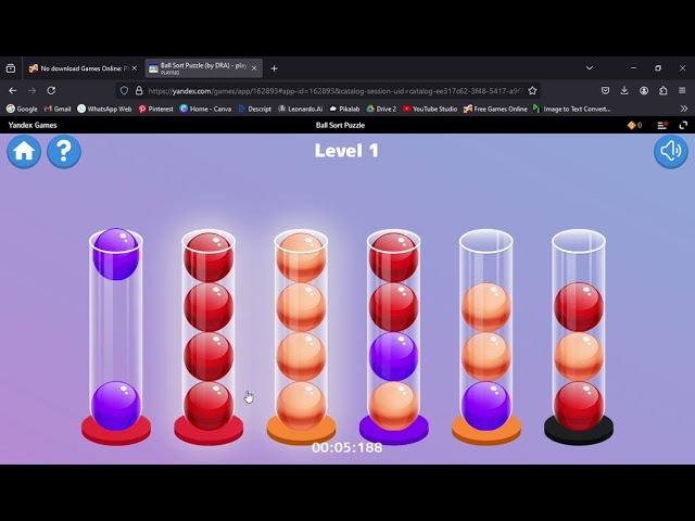 14 Minutes of Ball Sorting Puzzle Game