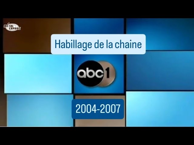 Habillage de la chaine ABC1 🇬🇧 🇮🇪 - (2004 a 2007) - HORS SERIE