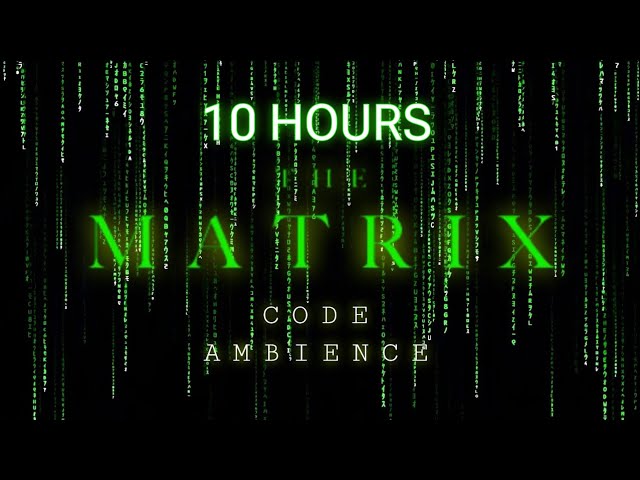 The Matrix Code | The Matrix Has You (10 Hours) | Ambient Soundscape
