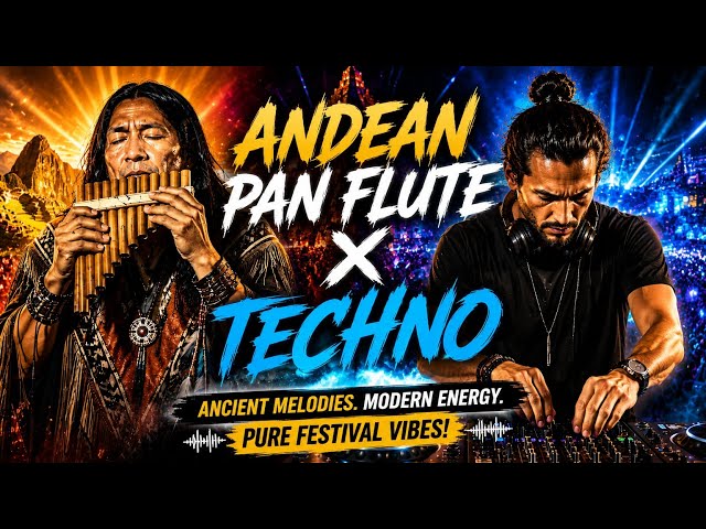 🎶 Epic Andean Pan Flute x Techno DJ 🔥 Tribal EDM Festival Mix #technomix 
