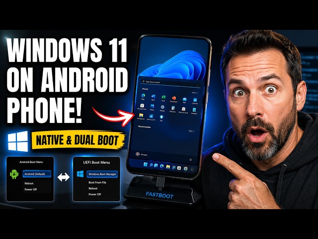 How to Install Windows 11 on an Android Phone (Native ARM Dual Boot)