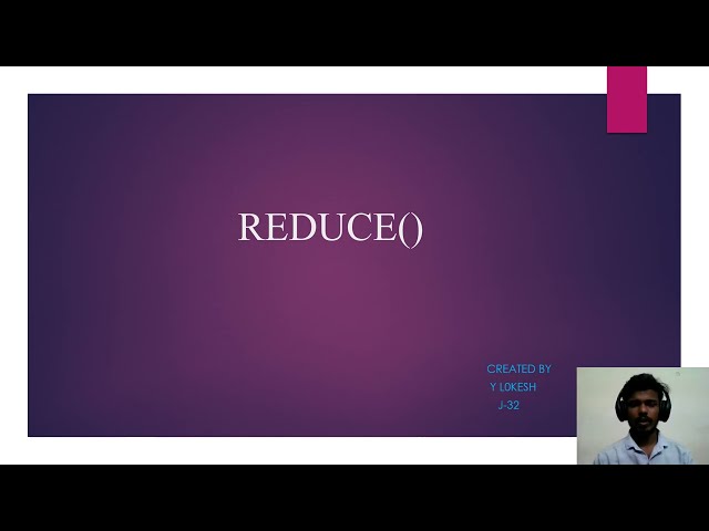 L30: Reduce Method in python
