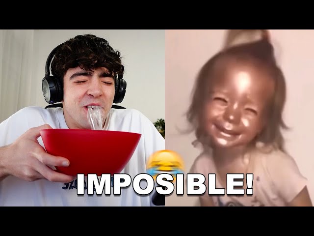 Try Not to Laugh with Water in Your Mouth *ends badly*