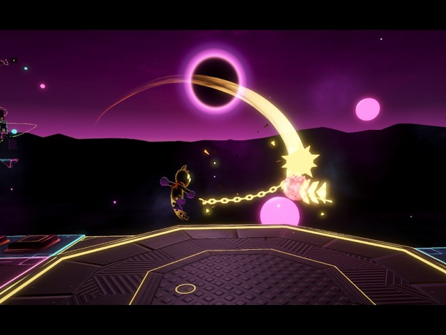 Neon Horizon dev clips #18 - Flail Module Attacks