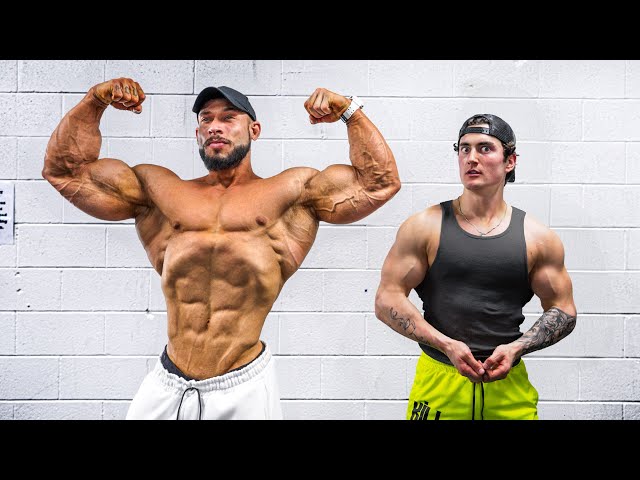 Entrenando con el hombre de los brazos más fuertes del mundo: Ramón Dino