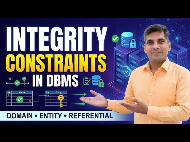 Integrity Constraints in DBMS | Types of Constraints Explained with Examples #dbms #dbmstutorials 