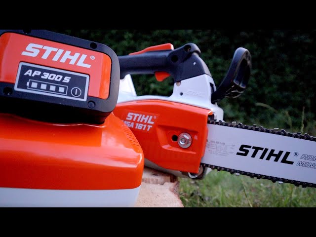 Stihl top handle chainsaw MSA 161 T Review