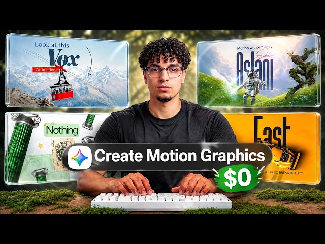 How to Make Viral Motion Graphics With AI With 0$ (Turned it into a Skill)