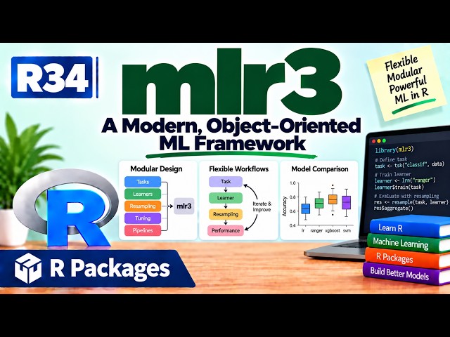 R34 | mlr3 — A Modern, Object-Oriented ML Framework | R Packages | Uplatz