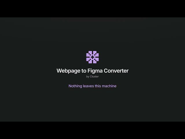 Webpage to Figma converter