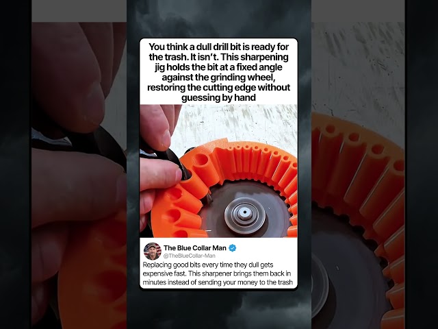 THIS TOOL BRINGS DULL DRILL BITS BACK TO LIFE