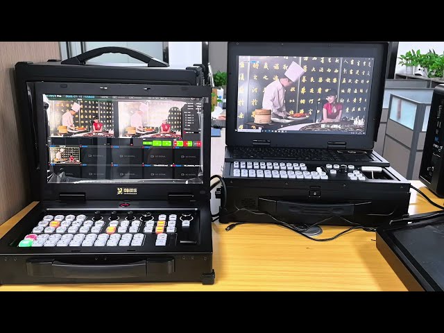 Top quality 10-Input HDMI SDI live streaming video switcher for multi-camera live production.