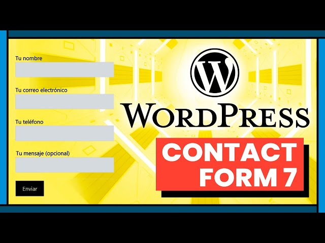 Tutorial Contact form 7: Formularios de Contacto en WordPress