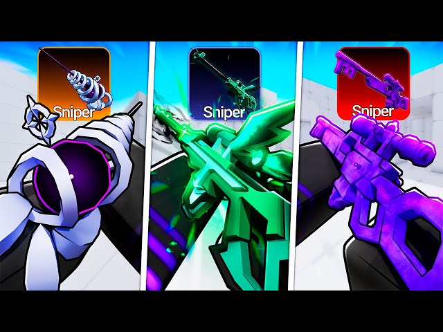 Winning with EVERY SNIPER SKIN in Roblox Rivals!