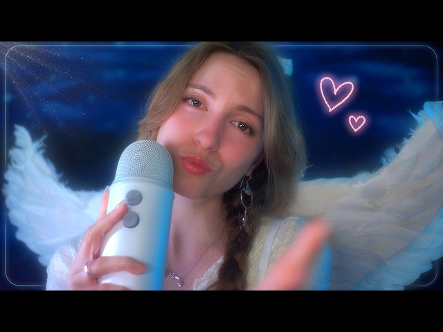 ASMR KISSES until you fall asleep 🌙 Angel Takes Care of You 🕊️【Personal Attention RP】