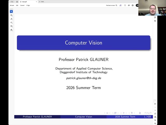Computer Vision: 1st lecture (introduction, pixels and filters)