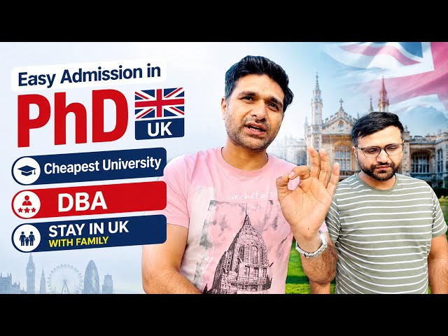 DBA | STUDY IN UK WITH DEPENDENTS | 2026 LOW FEE UNIVERSITY | PhD