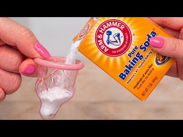 Once You Know This Secret! Just Pour Baking Soda Into The Condom And You'll Be Amazed! 😱