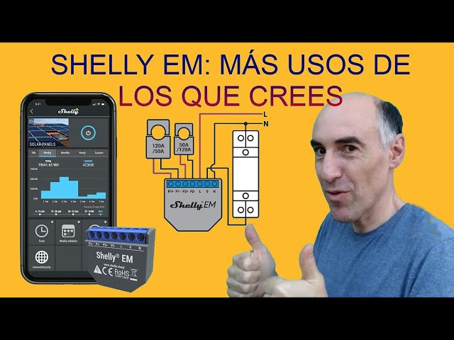 👉SHELLY EM ENERGY METER | INSTALLATION, load management. USES