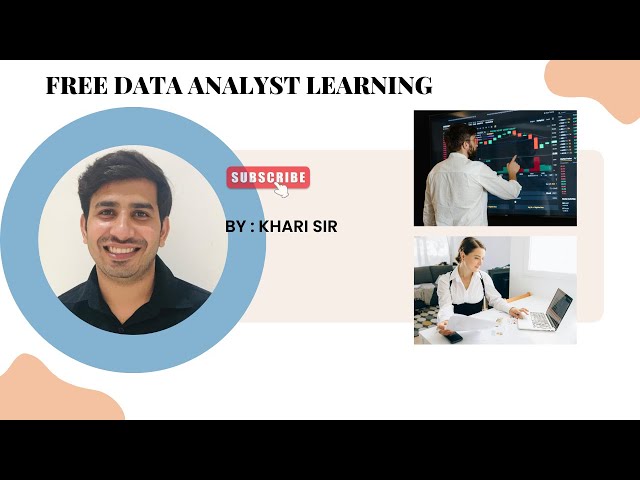 Mere Channel Par Aapka Swagat Hai |Free SQL&Data Analyst Training |Job Guidance | Khari Data Analyst