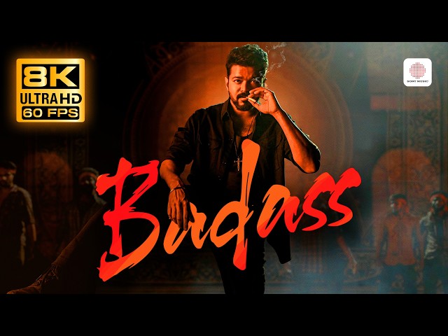 Badass 8K 60 FPS Video Song | LEO | Thalapathy Vijay | Anirudh Ravichander | Trisha