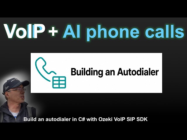 How to make AI phone calls with VoIP - Part 9 -  Autodialer in C#
