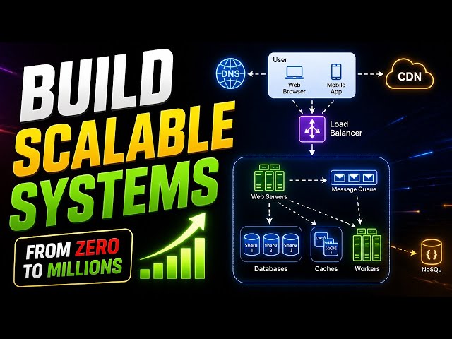 System Design Crash Course: APIs, Databases, Caching & More