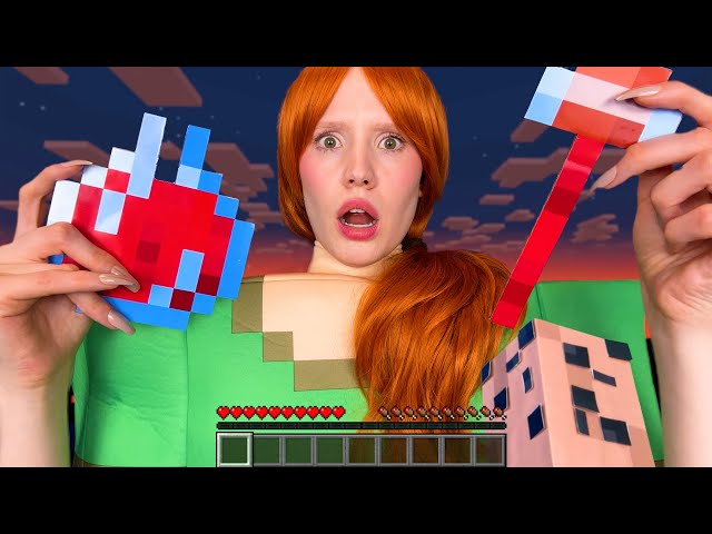 ASMR Minecraft Alex does your nails 💅🏼 (you’re Steve) 💎⛏️