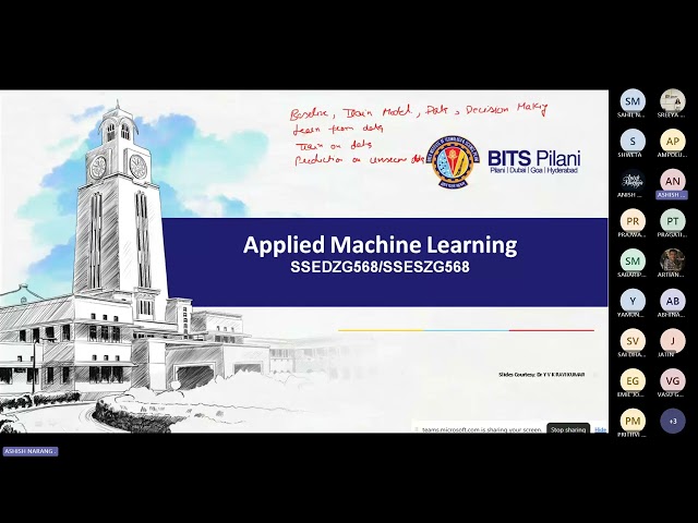 Applied Machine Learning 1