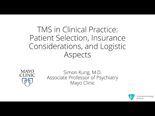 TMS in Clinical Practice: Patient Selection, Insurance Considerations and Logistic Aspects