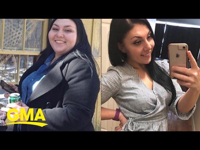 Woman loses over 100 pounds following the 'lazy keto' diet l GMA Digital