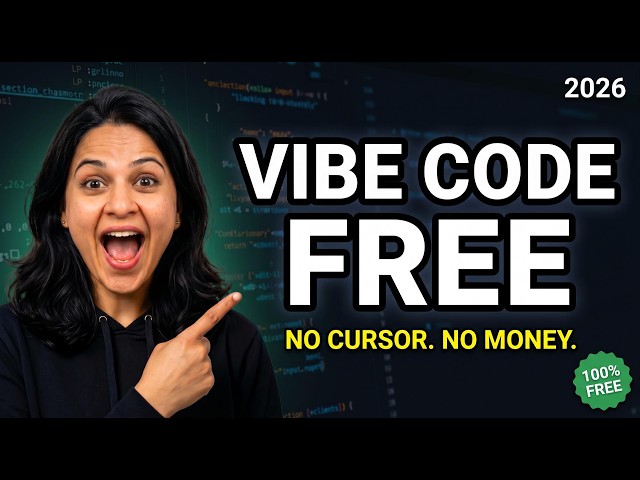 Vibe Coding in VS Code for FREE using OpenCode
