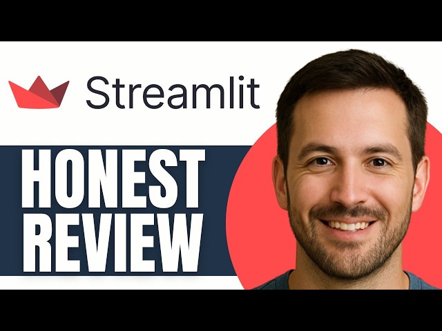 Streamlit Review Best Python App Framework Tested