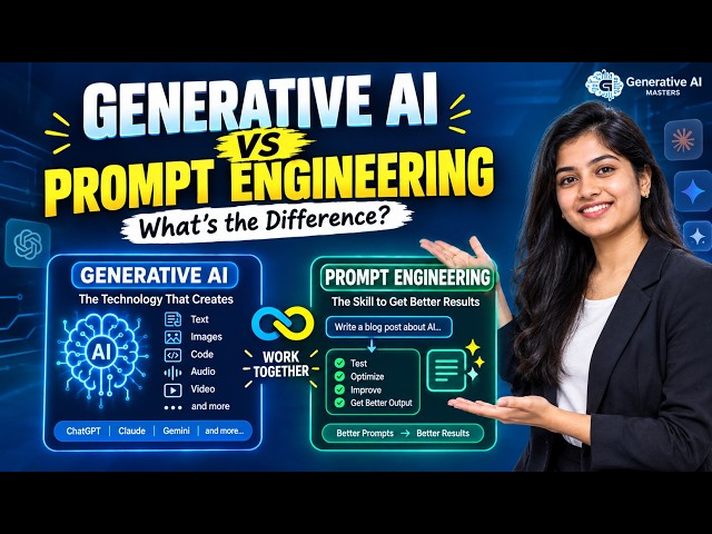Generative AI vs Prompt Engineering — What’s the Difference?