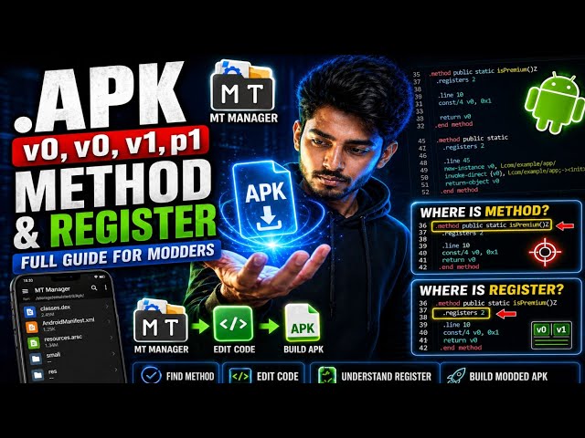 MT Manager APK Tutorial | Method & Register Explained 
