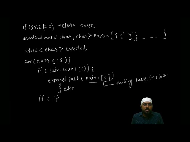 Valid Parentheses in C++ | LeetCode #20 | Stack DSA Problem Explained