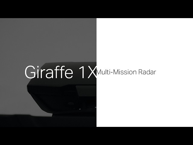 Giraffe 1X - Multi-Mission Surveillance Radar