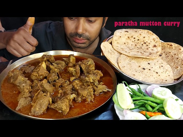 I Made Gali-Wali Mutton Kadai at Home! 🍗 Soft Paratha + Salad ASMR