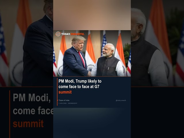 🇮🇳 Modi & Trump May Meet #Shorts