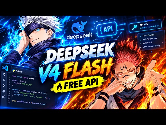 DeepSeek V4 Flash FREE API! 🔥 Full Kilo Code + VS Code Setup Tutorial
