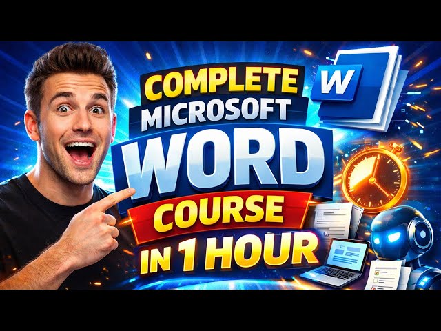 Microsoft Word, Excel & PowerPoint Tutorial for Beginners | Full Introduction Course