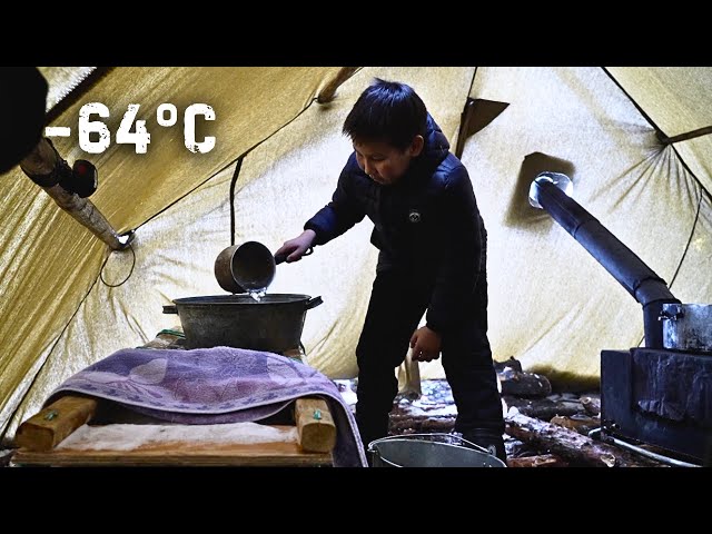 How Siberian nomads shower and spend their Sundays at -64°C | Yakutia