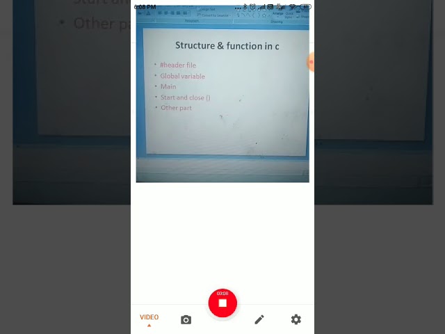 Introduction of structure and function.