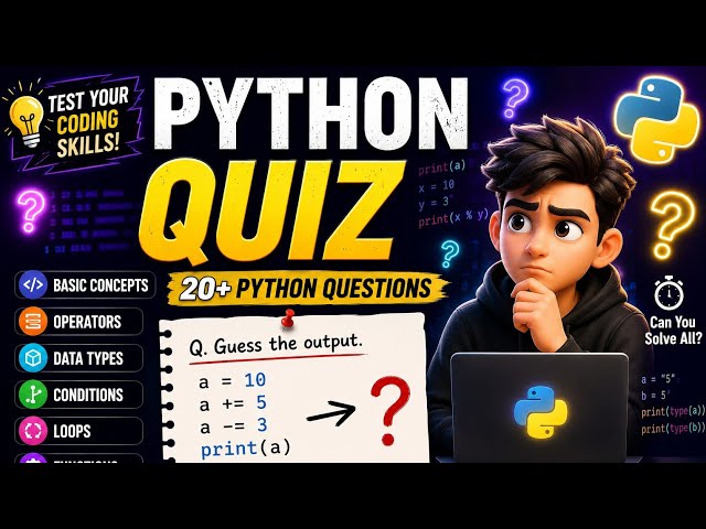 💻 90% Coders Get These Python Questions WRONG! 😱 | Python Quiz Challenge