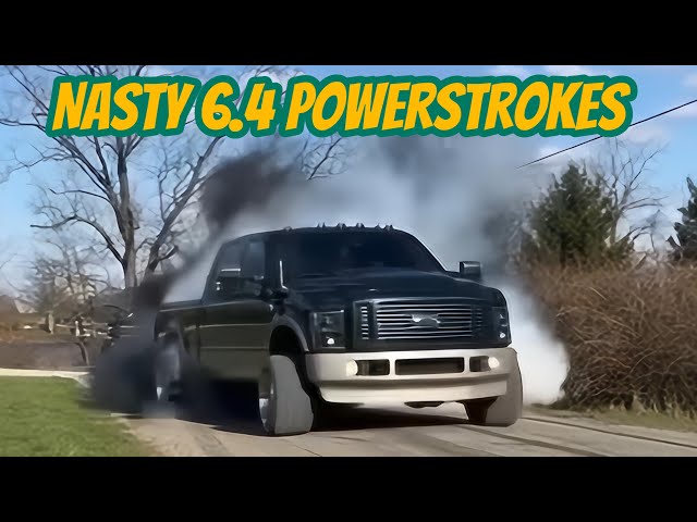NASTY 6.4 Powerstroke Compilation | Deleted, Burnouts, Dynos, Straight Pipes and More