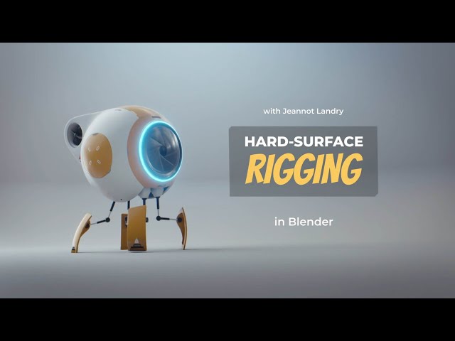 Hard-surface Rigging (in Blender) - Teaser