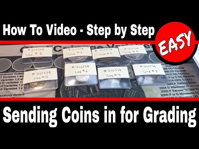 How to Submit Coins To PCGS For Grading - Online Submission Form Step by Step