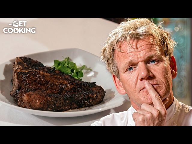 Chef Ramsay Mind Blown by a Wild Mushroom Dusted Porterhouse | Hell's Kitchen USA