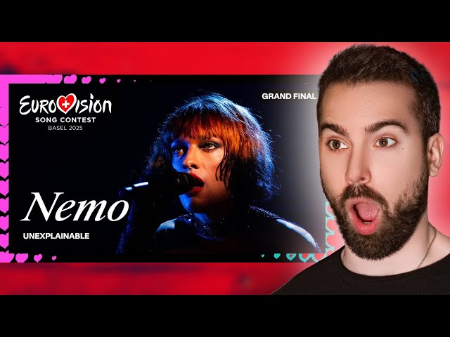 Vocal Coach Reacts - Nemo - Unexplainable at the Grand Final  Eurovision 2025  #UnitedByMusic ​