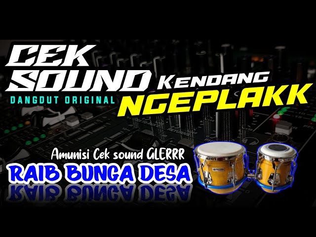CEK SOUND KENDANG NGEPLAK 🔊 RAIB BUNGA DESA 🔊AMUNISI MIDELAN NGEPLAK NULUP🎶